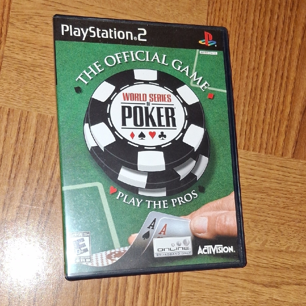 Playstation 2 PS2 Activision World Series of Poker Video Game 2005
